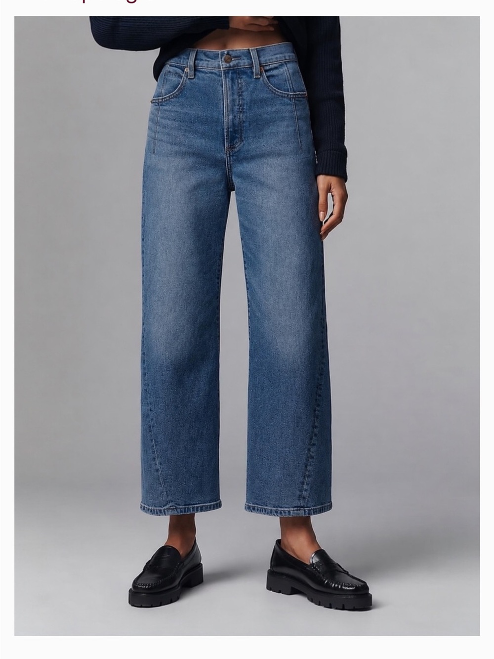 Pistola barell crop denim , Kyra SoHo ,size 23 - Picture 4 of 13